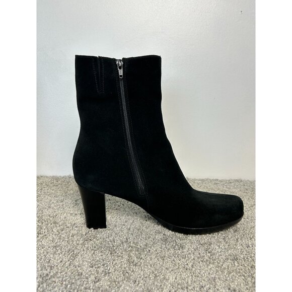 La Canadienne Kate Suede Leather Waterproof Boots in Black - Sz 10M - Picture 4 of 10